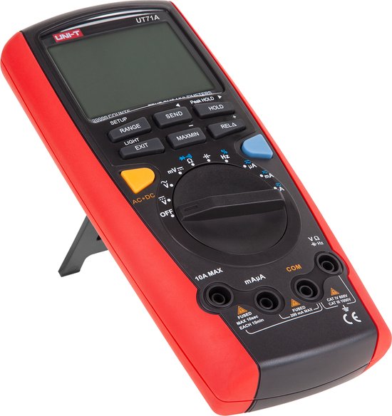 UNI-T UT71A - Multimeter - True RMS - LCD Scherm - USB Interface