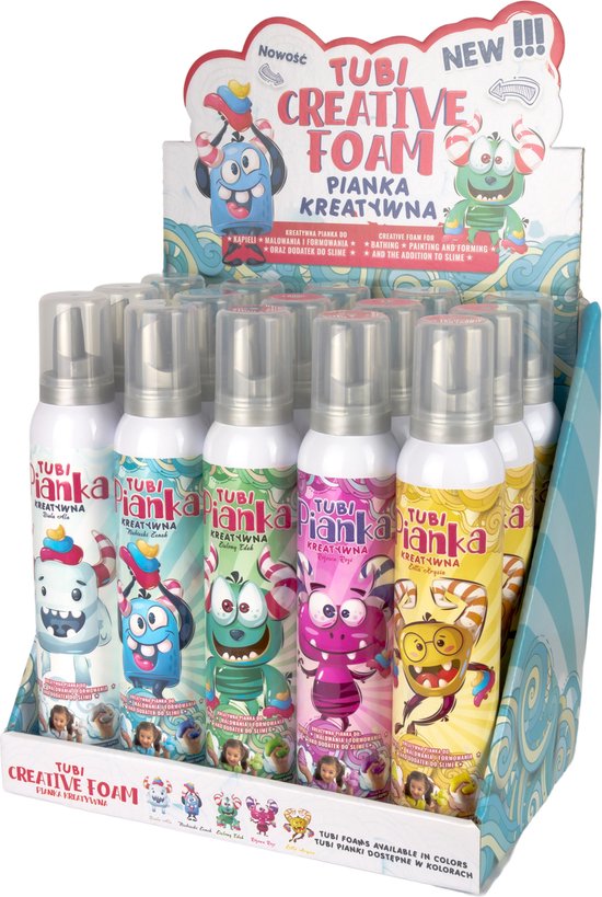 Tuban Tuban - Display Tubi Foam – Mix 15 Pcs. X 200 ml