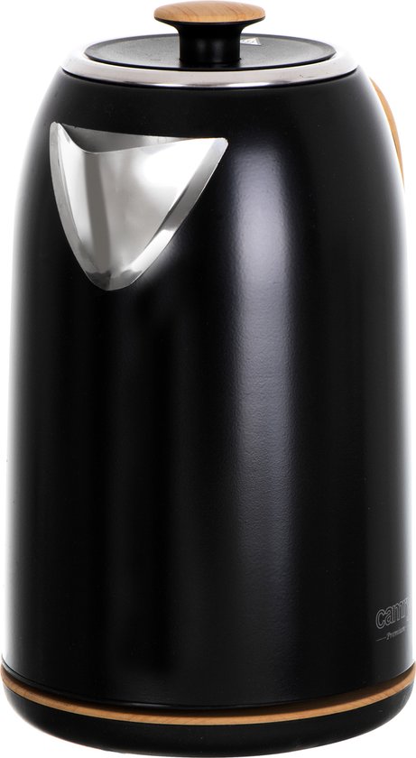 Camry CR 1342 - Stalen waterkoker - 1.7 liter - Strix - zwart