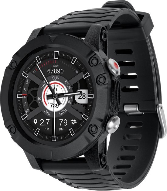 Krüger&Matz Activity - Smartwatch - GPS - 1,32 inch IPS Display - IP68