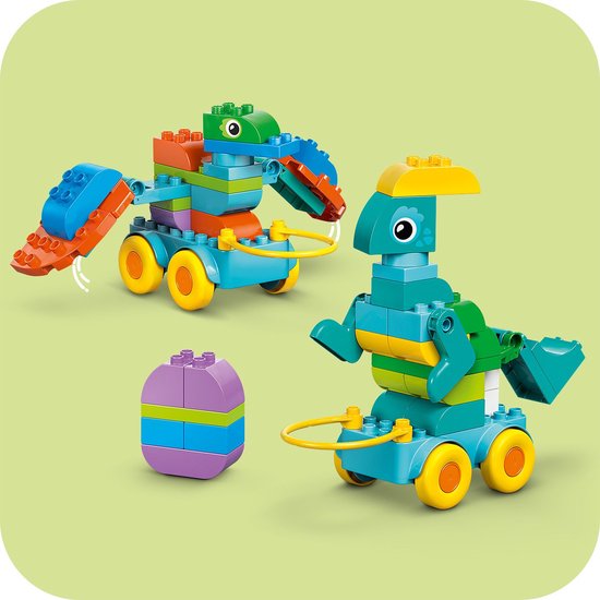 LEGO® DUPLO® Stad 3-in-1 Dinosaurussen op Wielen - 10451