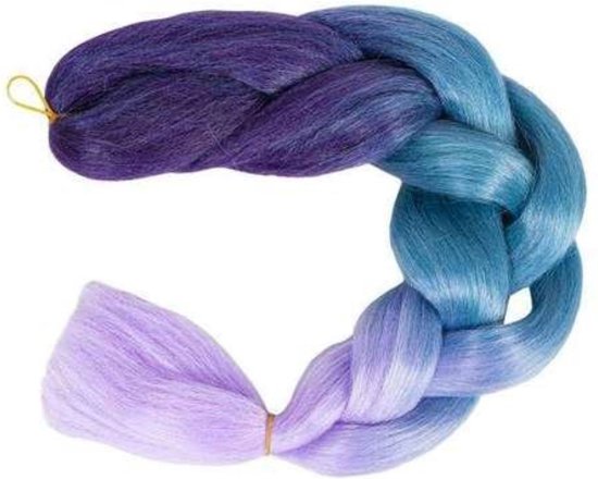 Soulima Synthetische Vlechtjes Ombre - Kleurrijk en Stijlvol - 60 cm