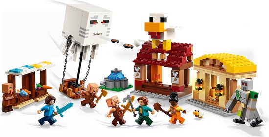 LEGO Minecraft De Ghast-Ballon Aanval op het dorp - 21273
