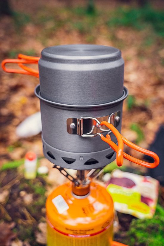 NEO Kampeerpan 2-in-1 met Radiator - Lichtgewicht Aluminium