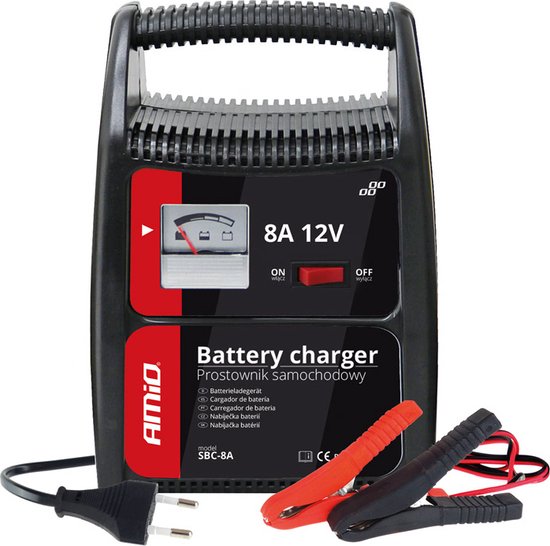 Amio acculader 12V - 8A