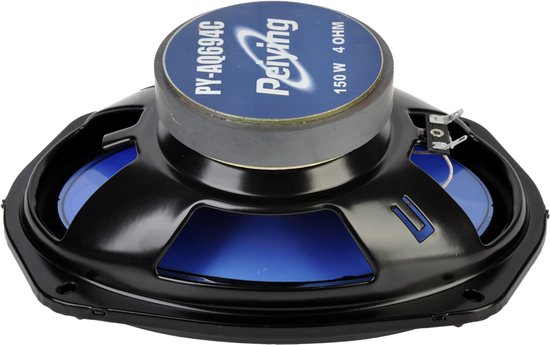 Peiying PY-AQ694C - Auto Luidsprekers - 150W - 3-weg - 6x9 inch