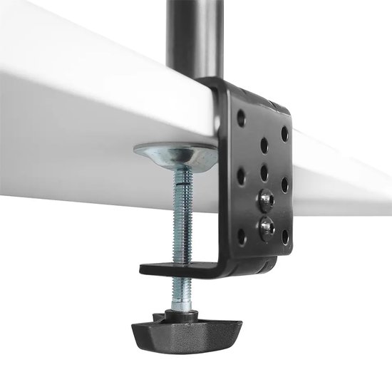Maclean - Monitorbeugel - Monitorsteun voor 2 scherm - max VESA 100x100, 13-27", 9kg, MC-966