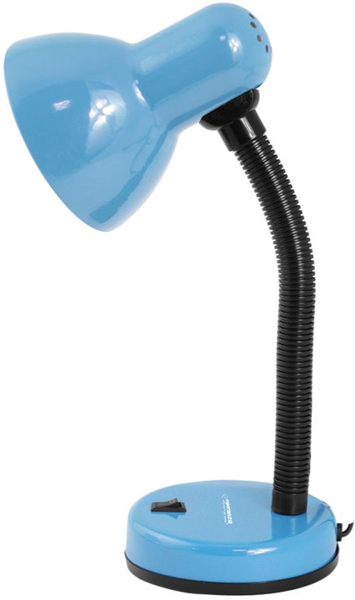 Esperanza Vega Bureaulamp – E27 Fitting – Blauw – Kantelbare Arm – Klassiek Design