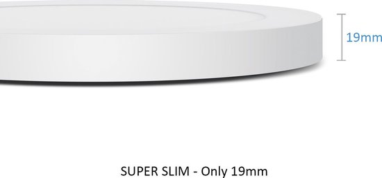 Led4U - Panel plafond LED 7in1 verborgen oppervlak ultra slank 30W 3 kleuren (WW, NW, CW)
