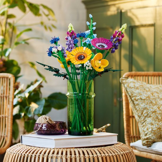 LEGO Icons Wilde Bloemen Boeket Bouwset voor Volwassenen, Botanical Collection - 10313
