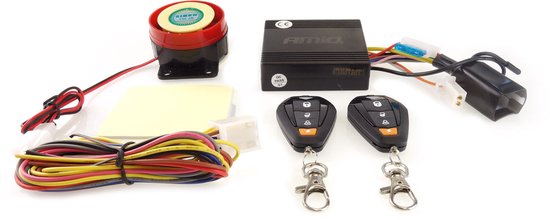 AMiO Universeel Motor Beveiligingsalarm DIY met Draadloze Afstandsbediening Alarm