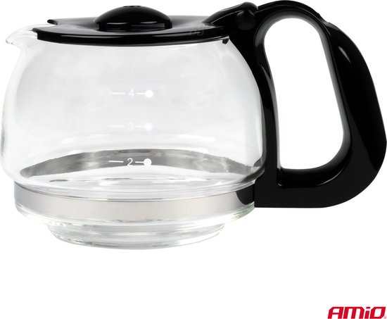 AMiO Koffiezetapparaat Auto Koffiezetter met Koffiekan (24v/250w) Zwart met Autostekker Sigarettenaanstekerplug
