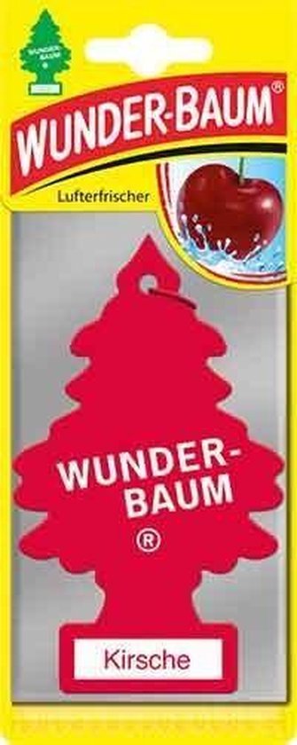 Wonderboom Luchtverfrisser Kersen - auto geurtje - auto parfum - Arbre Magique