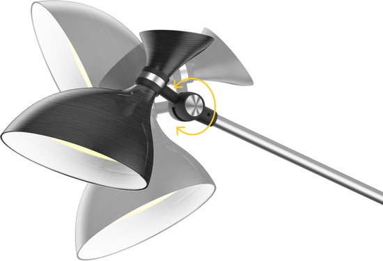 Rebel Light - Staande Lamp - LED - 12W - Dimmer - Verstelbare Kleurtemperatuur
