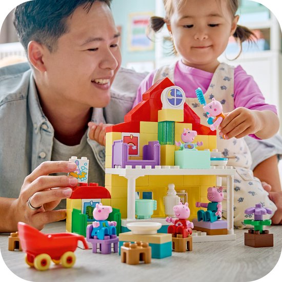 LEGO DUPLO - Peppa Big Familiehuis Dieren Speelgoed voor Peuters met Poppenhuis - 10467