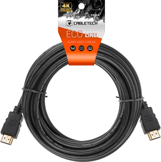 Cabletech Eco Line - HDMI Kabel - 20m - 4K Compatibiliteit - Solide Constructie