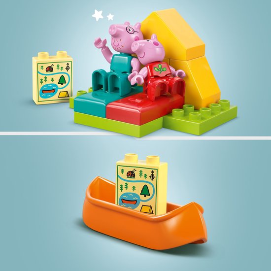 LEGO® DUPLO® Peppa Big Kampeertrip, Bouwbare Speelset - 10452