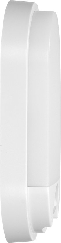 NEFRYT Buitenlamp met Bewegingssensor – Tuinverlichting 4000K – Buitenverlichting met IP54 - Muurlamp 800lm – Wandlamp buiten IK08 - Wit