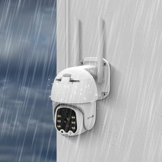 Kruger&Matz Connect C90 - Beveiligingscamera - Zonne-energie - IP65 - WiFi