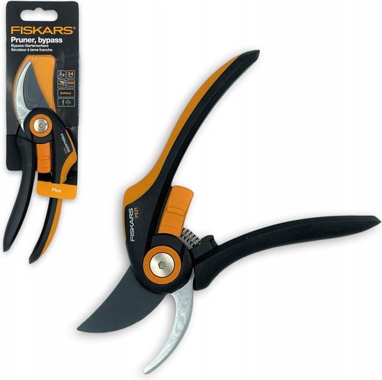 Fiskars Trimmerschaar - Snoeischaar - Tuinschaar Bypass - P521 - 24mm