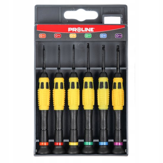 Proline Precisie Torx Schroevendraaierset - 6 Delig
