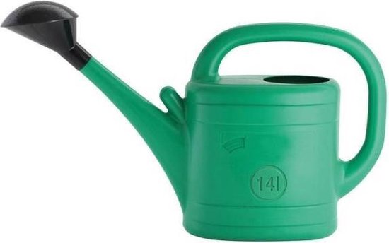 Prosperplast Gieter - groen - kunststof - broeskop - 14 liter - gieters voor buiten
