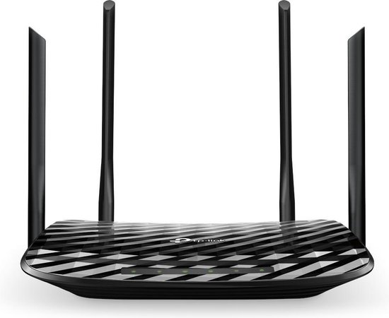 TP-Link Archer C6 - Draadloze Router - 1200 Mbps - WiFi 5 - Zwart