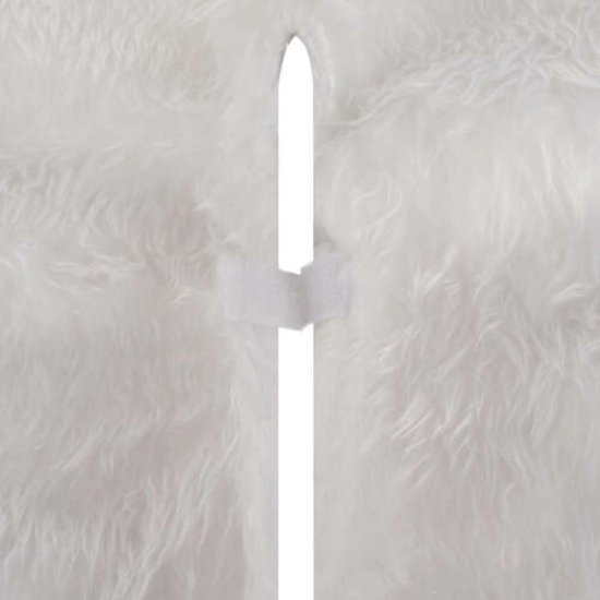 Ruhhy Grote Pluizige Kerstboommat 120cm - Creëer een Luxe Kerstsfeer