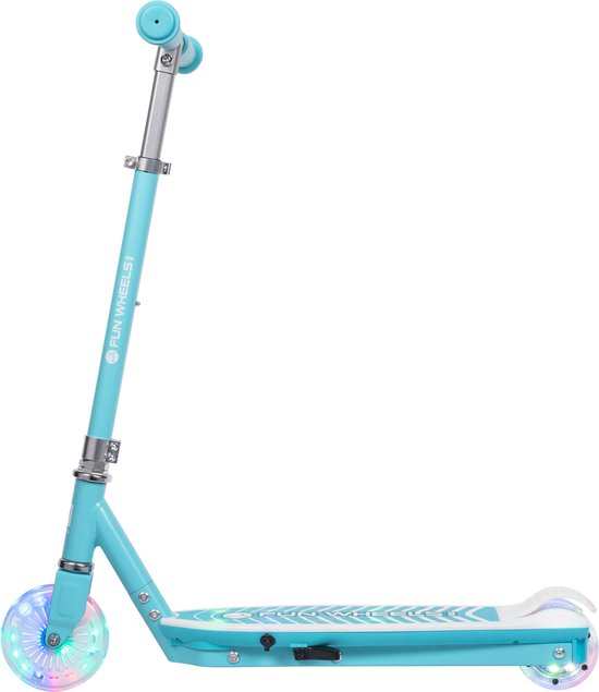 Rebel Fun Wheels Light - Elektrische Step - Veiligheid - Lichtblauw - Kinderen