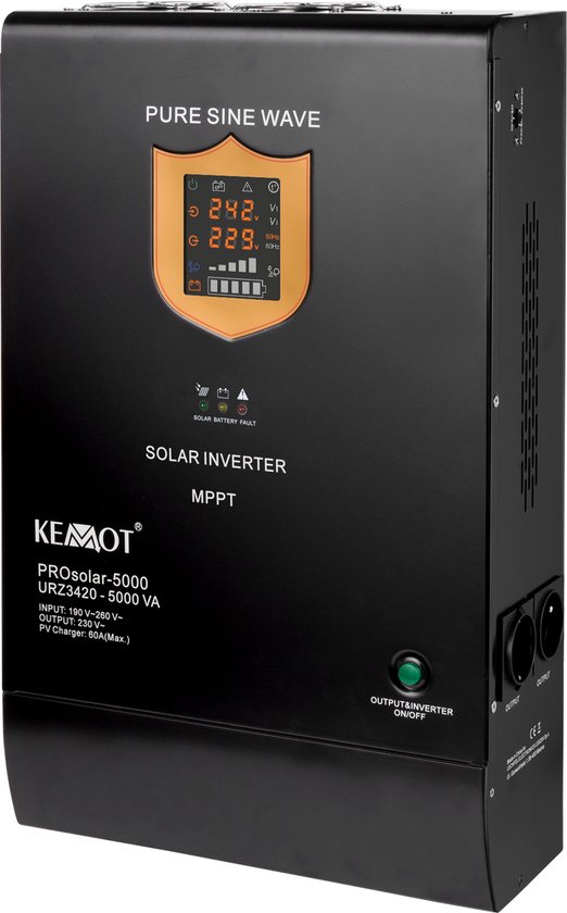 KEMOT PROsolar Serie - Zonne-omvormer - 5000W - 48V