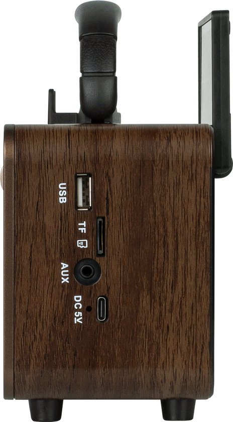 Krüger&Matz KM 832 - Draagbare Solar Radio - Bluetooth - AUX - Solar Opladen