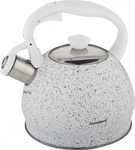Klausberg KB-7319 fluitketel - 2L - rvs - alle warmtebronnen