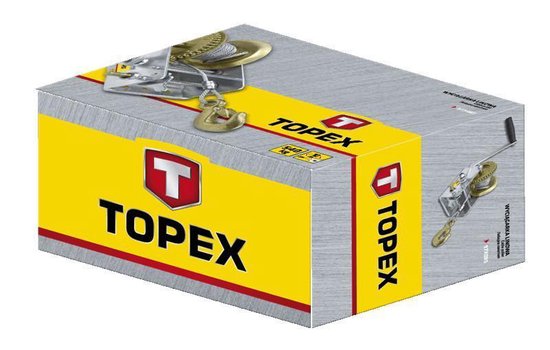 Topex Staalkabelhaspel 540kg 3,75kg CE Keuring
