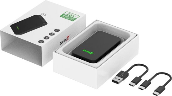 Carlinkit 5.0 - Draadloze CarPlay & AndroidAuto Adapter - Eenvoudige van bedrade naar draadloze CarPlay & Android Auto! - CPC200-2Air