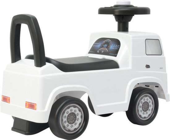 Veilige Peuter Loopauto - Stevig Design - Geschikt vanaf 3 jaar - Wit