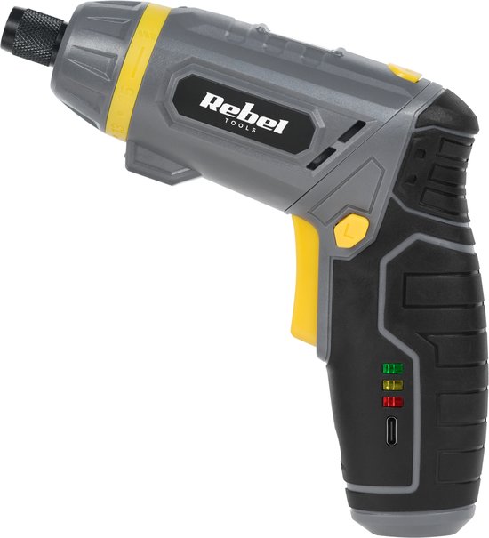 Rebel Tools RB-1003 - Accu Schroevendraaier - 4V - Magnetische Houder - 54 Bits