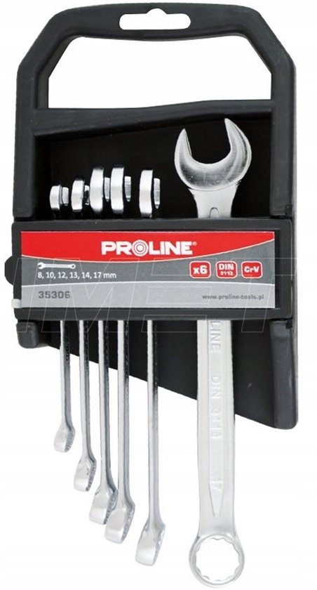 Proline Ringsleutelset 8-17mm 6-delig