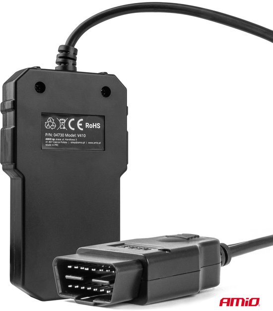 AMiO OBD2 V410 Professionele Diagnostische Scanner Uitleestool – Snelle Auto- en Truckdiagnose voor Voertuigen - Pro Scan