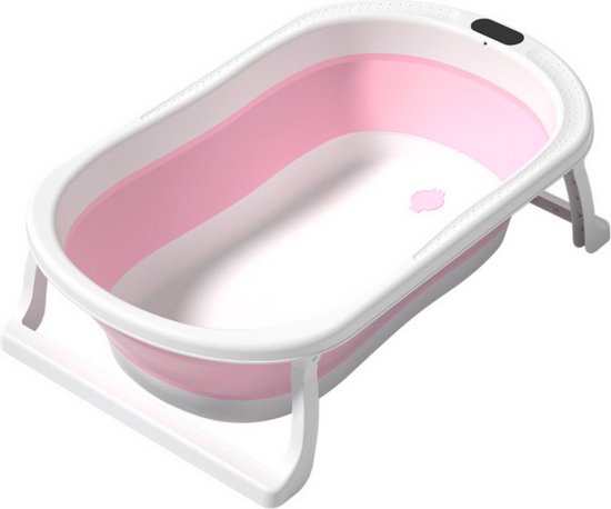 Ruimtebesparend Opvouwbaar Babybad - Roze - Compact Opbergbaar