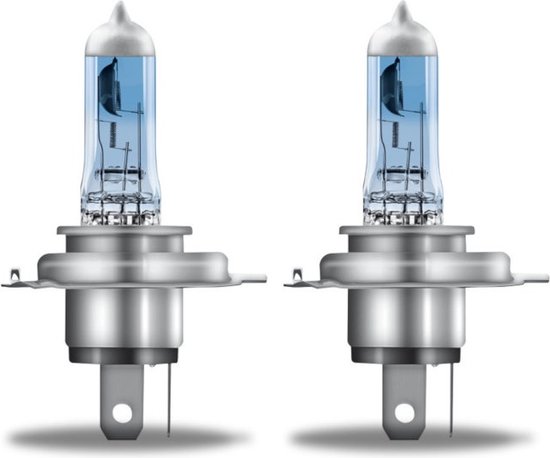 Osram Halogeenlamp H4 12V 60/55W - Wit/IJsblauw 5000K Intens - Cool Blue Next Gen - Set 2 stuks