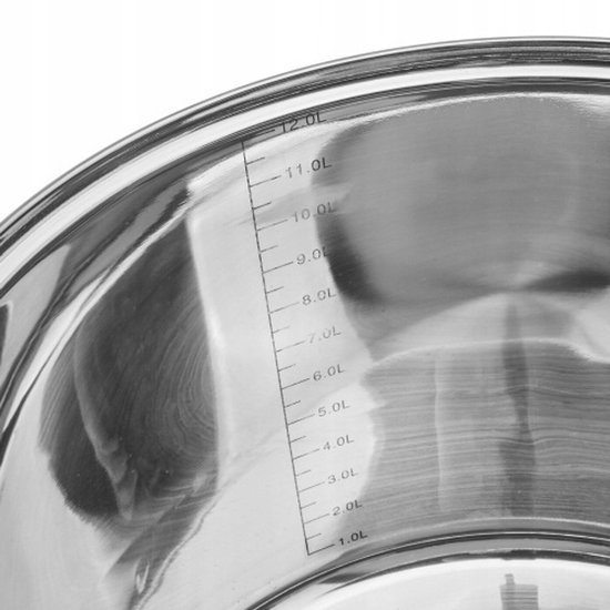 RVS Pannenset 4L, 5.5L, 7.2L - 6 Delig - Inductie Geschikt