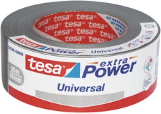 Tesa Extra Power Universal - Duct Tape - 10 m x 50 mm - Zwart