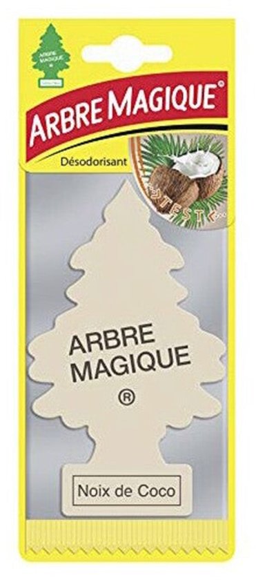 Wonderboom Luchtverfrisser Kokos - auto geurtje - auto parfum - Arbre Magique