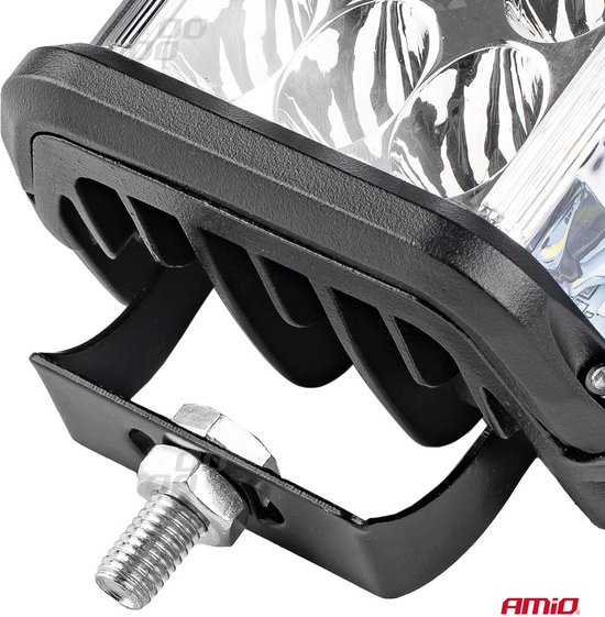 AMiO Krachtige Werklamp AWL08 12 LED (2 lampen) 9-36V Verstraler Spot Robuust Offroad