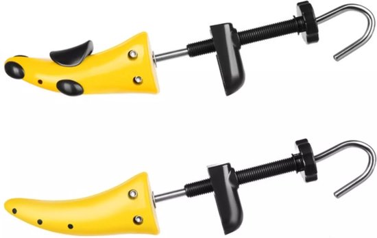 Malatec Schoenspanner - 2x - kunststof/metaal - maat 40/47 - schoenoprekker/schoenstretcher
