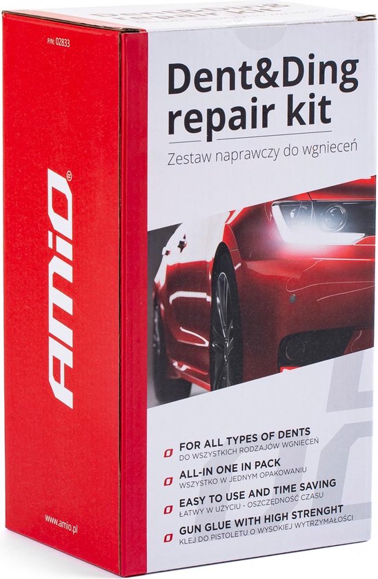 AMiO Auto & Voertuig Deuken en Beschadigingen Reparatieset Complete Reparatie Kit