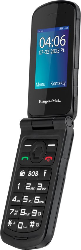 Krüger&Matz Iron 5 - GSM Telefoon met Klap - IP68/IP69K - 4G - Dual SIM