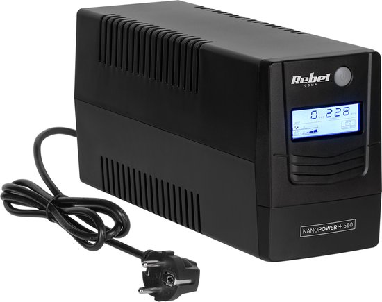 Rebel Nanopower Plus 650 - UPS - 650VA - 360W - LCD