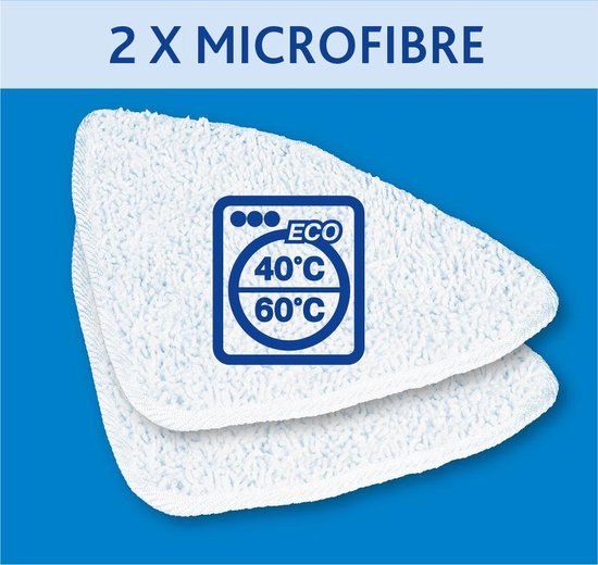 Vileda Vervanging voor Steam – Set van 2 - Microvezelpads voor Vileda Stoomreiniger