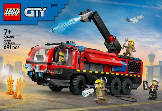 LEGO - Brandweertruck - Luchthavenmodel - Sets 4+